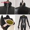 Miccostumes Cat Suit Kitty Cosplay Costume Black Bodysuit Jumpsuit Woman Halloween Cosplay Costume