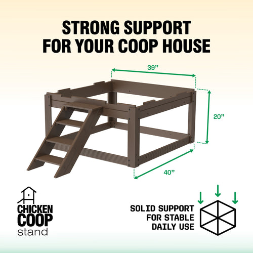 FlockRight Chicken Coop - House with Stand