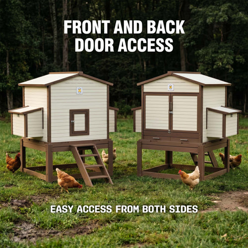 Flock Right Chicken Coop - House with Stand
