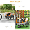Pet Bike Trailer 2-in-1 Travel Stroller