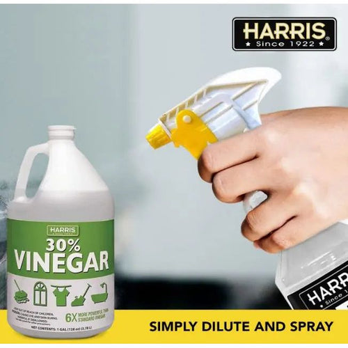 Harris 30% Vinegar Cleaner 1 Gallon 4-Pack w/ Free Sprayer Home Outdoor