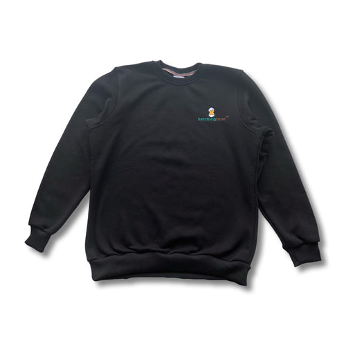 Hatching Time Unisex Crewneck (Black)