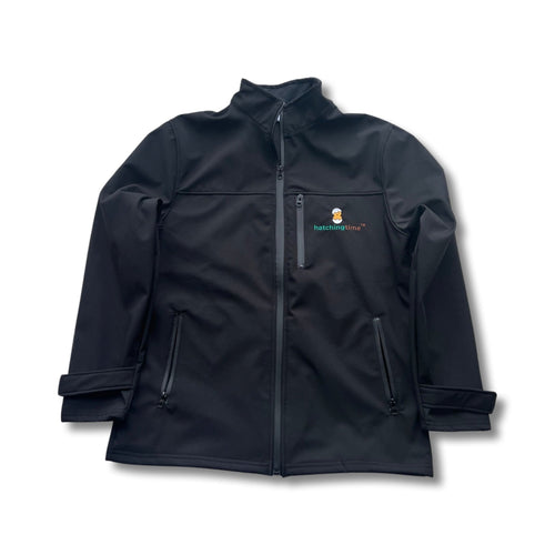 Hatching Time Unisex Soft Shell Jacket (Black)