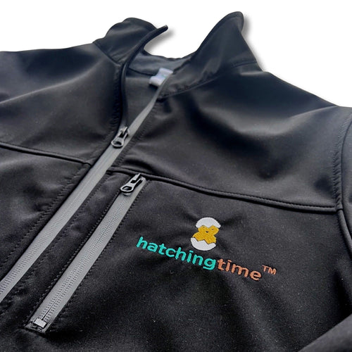 Hatching Time Unisex Soft Shell Jacket (Black)