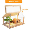 Large Rectangle Hamster House PET Cage Box Transparent Indoor Outdoor for Small Animals Hedgehogs Guinea Pig