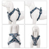Truelove Floral No Pull Dog Harness - Reflective Cotton Vest