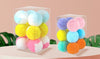 Polyester Rope Cat Toy - Colorful Pom Pom Balls for Teeth Cleaning