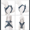 Truelove Floral No Pull Dog Harness - Reflective Cotton Vest