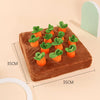Interactive Pulling Radish Plush Pet Toy - Washable Dog Chew Toy