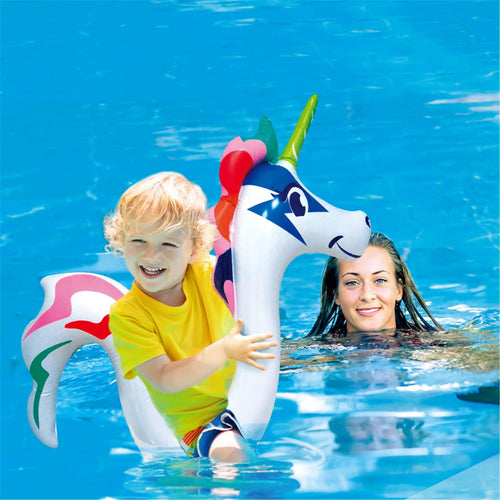 Iatable3D Animal Swimming Stick Floating Row Water Auxiliary Supplies Swimming Pool Floating Toys Playing Toys