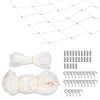 Pet Protection Net Nylon Anti Bird Cat Protective Sturdy Safe Wire Cover For Prevents Cats From Escaping Or Falling From Balcony