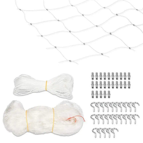 Pet Protection Net Nylon Anti Bird Cat Protective Sturdy Safe Wire Cover For Prevents Cats From Escaping Or Falling From Balcony
