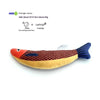 Hapibuyhpb Plush Fish Cat Toy - Bite Resistant Teasing Stick