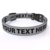 Personalized Solid Colored Side Release Collar