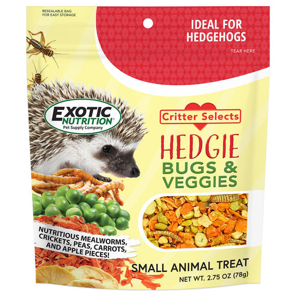 Exotic Nutrition Hedgie Bugs & Veggie Treat