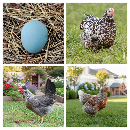 Blue Egg, Blue Laced & Speckled Trio – Buy 6 + 6 Bonus Free (12 Female Chicks, Shipping Included)