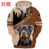 Love Rottweiler Dog 3D Printing Fashion Mens Hoodie Streetwear Pullover Autumn Sweatshirt Unisex Casual Jacket Tracksuit DW678