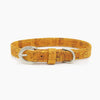 Honey Yellow Cork Leather Collar
