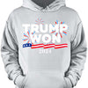 Trump Won Again Shirt, Trump 2024 Shirt, Republican Trump 47th President Shirt Dark T1720 - GOP