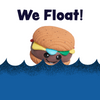 Big Buns Foodies Hamburger Ruff-Tex® Latex Ball Dog Toy