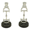 Huntley D Bit Pair of Candlesticks, Pair in Aluminum Silver Finish