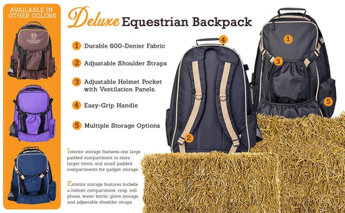 Huntley Equestrian Deluxe Equestrian Backpack