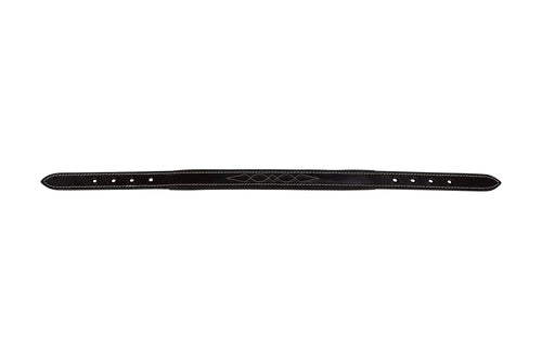 Huntley Equestrian Fancy Stitched Leather Halter Replacement Crown Piece