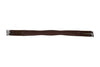 Huntley Equestrian Sedgwick Leather Fancy Stitched Padded Leather Contour Shaped Girth with Double End Elastic