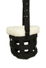 Huntley Fleece Padded Nylon Grazing Muzzle, Black
