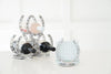 Huntley Horseshoe Napkin Holder, Aluminum Silver Finish