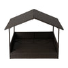 Huntley Pet Rattan Wicker Indoor Outdoor Cabana Raised Pet Bed
