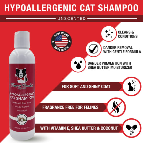 Cat Hypoallergenic Shampoo - Unscented