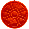 Citrus Softie eTray Shallow Slow Feeder Dog Bowl |  USA Made