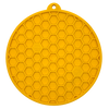 Honeycomb Design emat - Enrichment Lick Mat For Dogs and Cats - With Suction Cups | USA Made