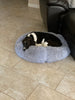 Mr. Peanut's 28 OrthoPlush® Pet Bed - Snowflake White Two Tone