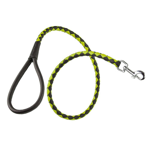 Soft Leather Dual-Color Braided Round Lead