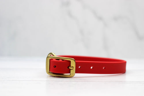 Cranberry Crush Biothane Collar