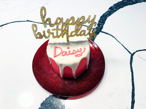 Organic Dog Birthday Gotcha Cake