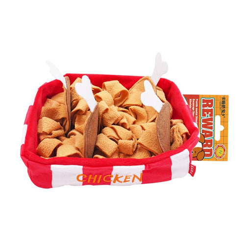 Milou & Lumi Pet Snuffle Mat Treat Hiding Toy - Fried Chicken