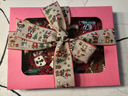 Whimiscal Organic Christmas Dog Cookie Box