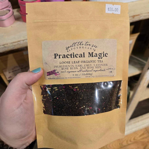 Practical Magic Black Loose Leaf Tea | Earl Grey Lavender Rose Blend