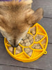 Sunflower eTray Shallow Slow Feeder Dog Bowl for Enrichment | USA Made