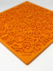 Zombie eMat - Enrichment Lick Mat for Dogs and Cats | Halloween Skull Design | SodaPup