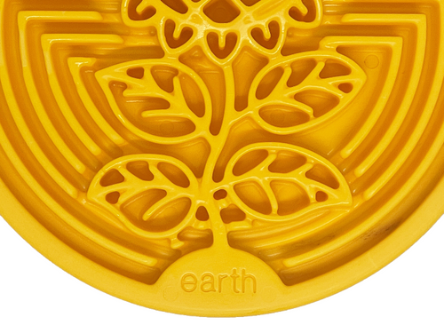 Earth eCoin Nylon Lick Mat for Dogs | USA Made Enrichment Toy | SodaPup