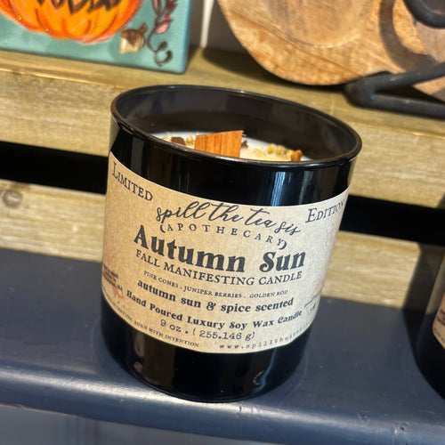 Autumn Sun Intention Candle | Warm Spiced Autumn