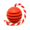 USA-K9 Stars and Stripes Ultra-Durable Durable Rubber Chew Toy, Reward Toy, Tug Toy, and Retrieving Toy - Red