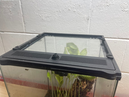 Custom Replacement Top for 24 Exo Terra Terrariums – Humidity Retaining with Fly-Proof Ventilation