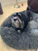 Mr. Peanut's 28 OrthoPlush® Pet Bed - Snowflake White Two Tone