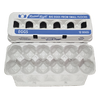 Henlay Jumbo Egg Cartons for 12 Farm Fresh Eggs – Durable & Reusable Egg Carton, 20 or 75 Pack