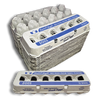 Henlay Jumbo Egg Cartons for 12 Farm Fresh Eggs – Durable & Reusable Egg Carton, 20 or 75 Pack